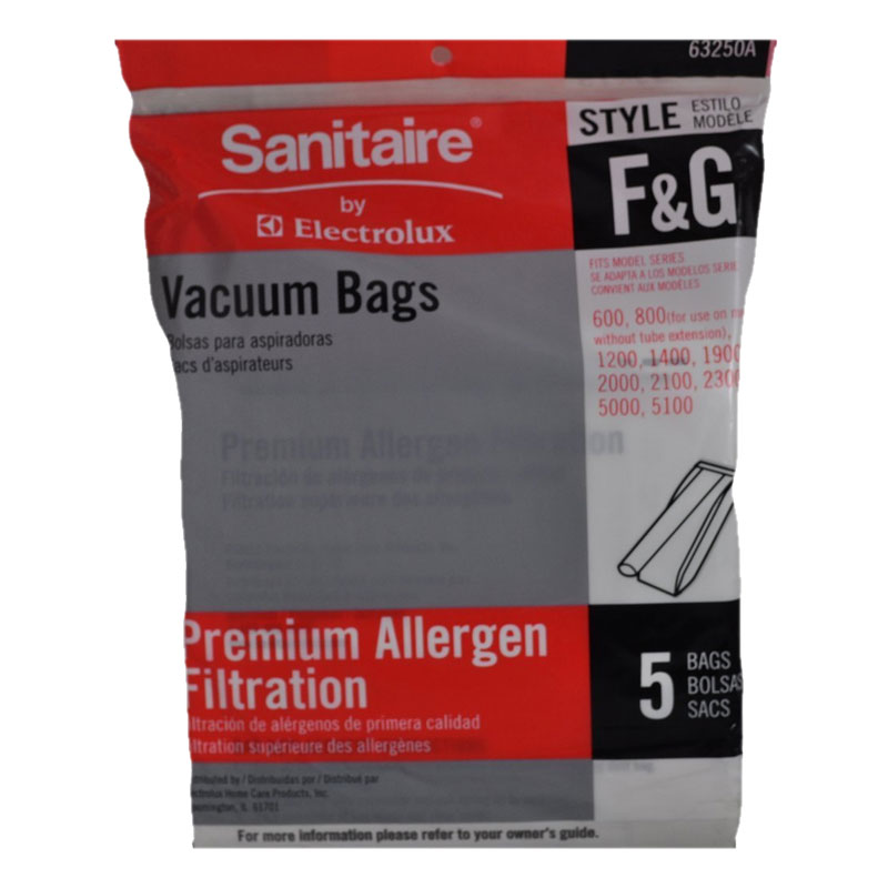 Sanitaire F&G Vacuum Bags. 5 bags/Pack