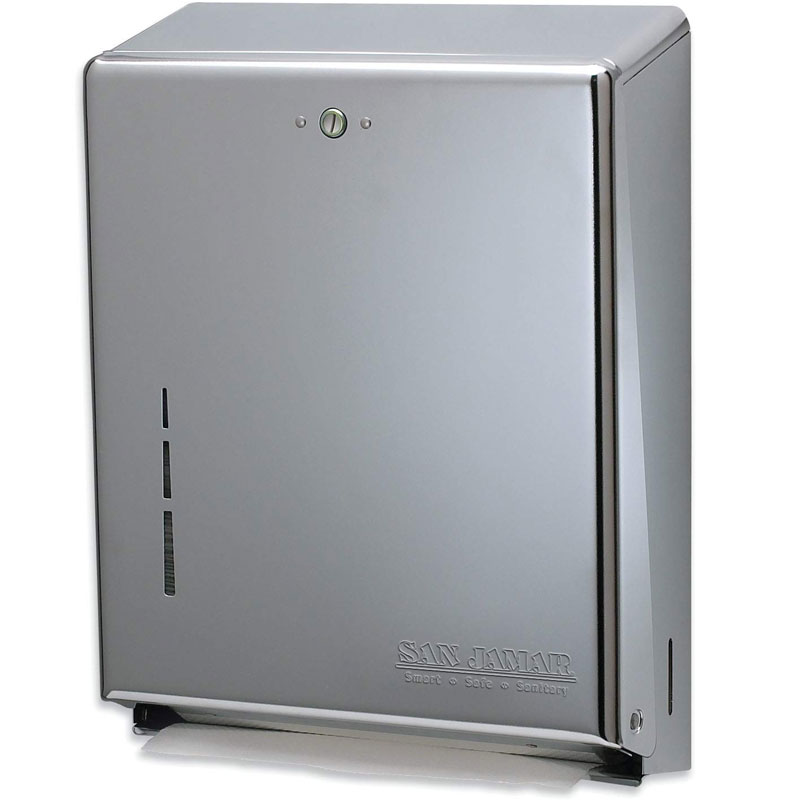 Surface Mount Chrome C-Fold/MultiFold Towel Dispenser