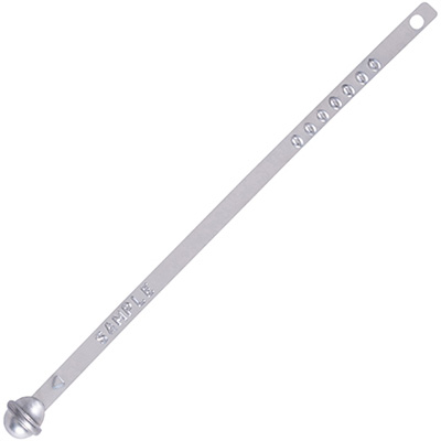 5/16" x 8 1/2" Silver Metal Truck Seal. 200/Cs