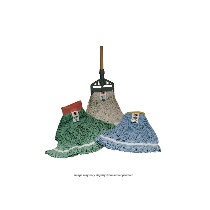 Industrial Loop Wet Mop 5" Head. Medium. Blue 1/Ea