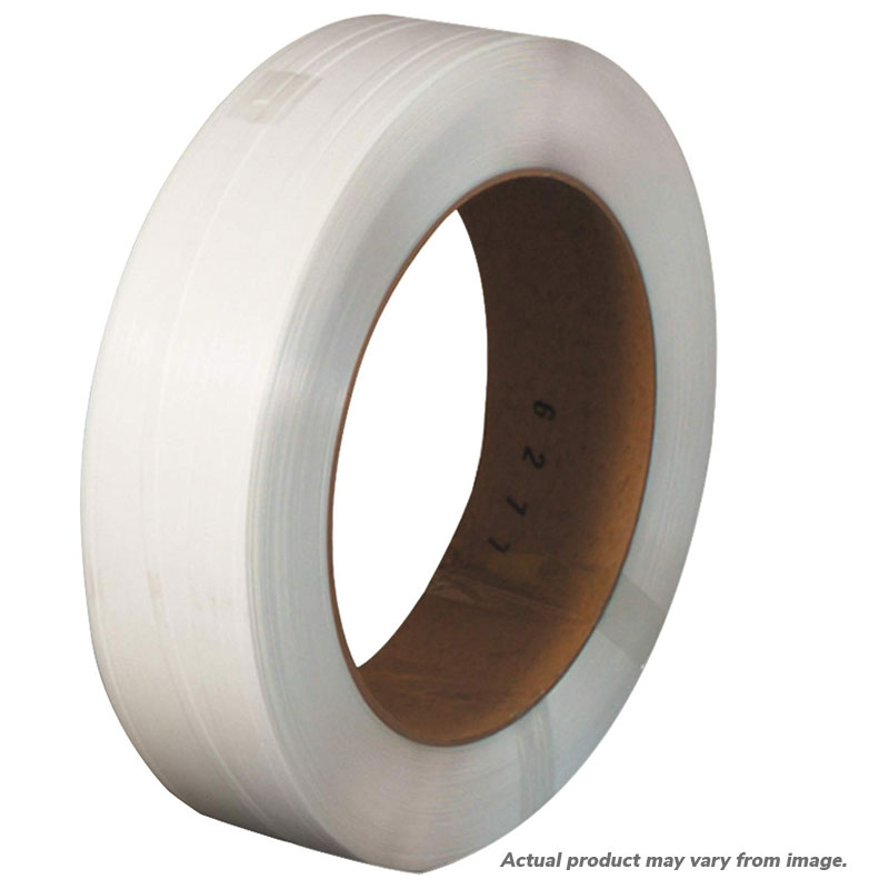 1/2" x 9000' x .017 Thickness. 300 lb. Break Strength. White.