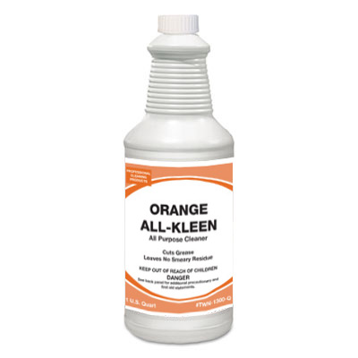 Protege Orange All Kleen All Purpose Cleaner. 1 Quart. 12/Cs