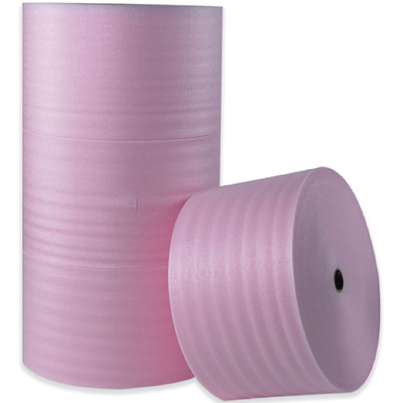 1/8" x 72" x 550' Perforated Anti-Static Foam Roll. 1 Roll/Bundle