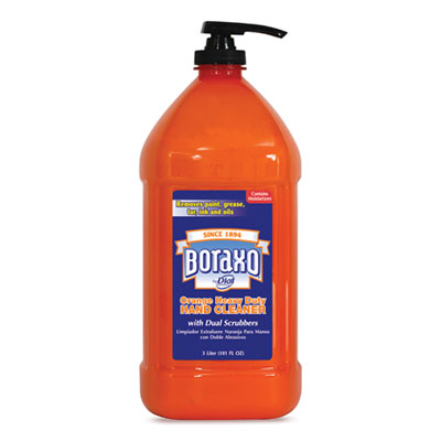 Boraxo® Orange Heavy Duty Hand Cleaner w/Scrubbers. 4 / 3 Liters