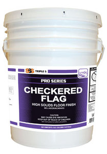 Checkered Flag Floor Finish. 2.5 Gallon. 2/Cs