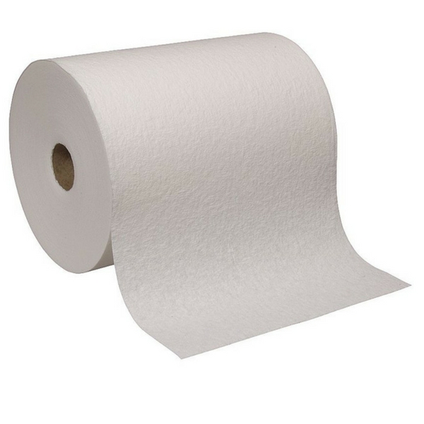 DRC Wiper, 9-3/4" x 14", White. 1 Roll/Bx