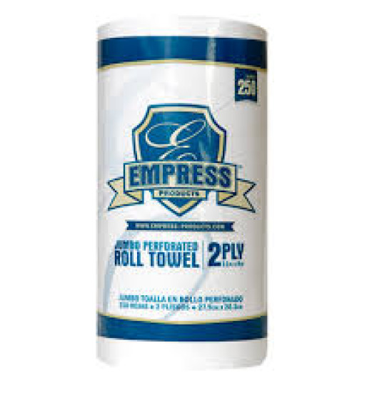 Empress 2-Ply Household Big Roll - Roll Towel. 12/Cs