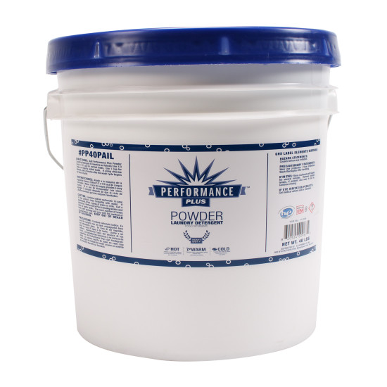 Performance Plus Laundry Detergent HE, Low Suds, 40 Lb. Pail. 1/Ea