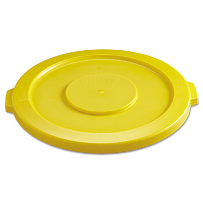 Brute® Lid. Fits 32 Gallon. Yellow. 1/Ea