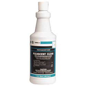 Pleascent Clean Non Acid Cleaner 1 Quart. 12/Cs