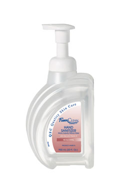 FoamClean Hand Sanitizer 32oz Pump Bottle,  8/Cs