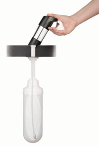 FoamClean® Counter Mount Dispenser, 1000 ML, Black. 1/Cs.