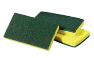 #74 Medium Duty Green Scrubbing Sponge. 20/Cs