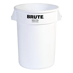 Brute® Round Trash Container, 20 Gallon White 1/Ea