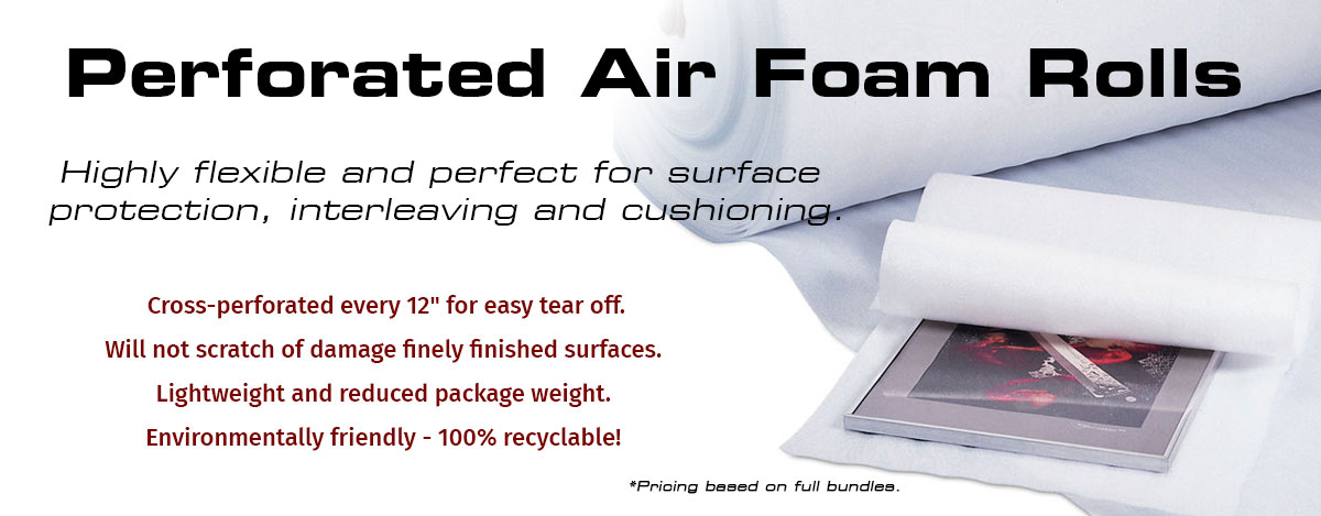 Perforated Air Foam Rolls