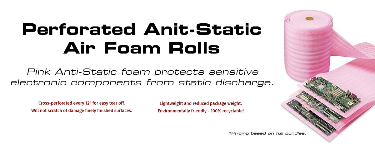 Perforated Anit-Static Air Foam Rolls