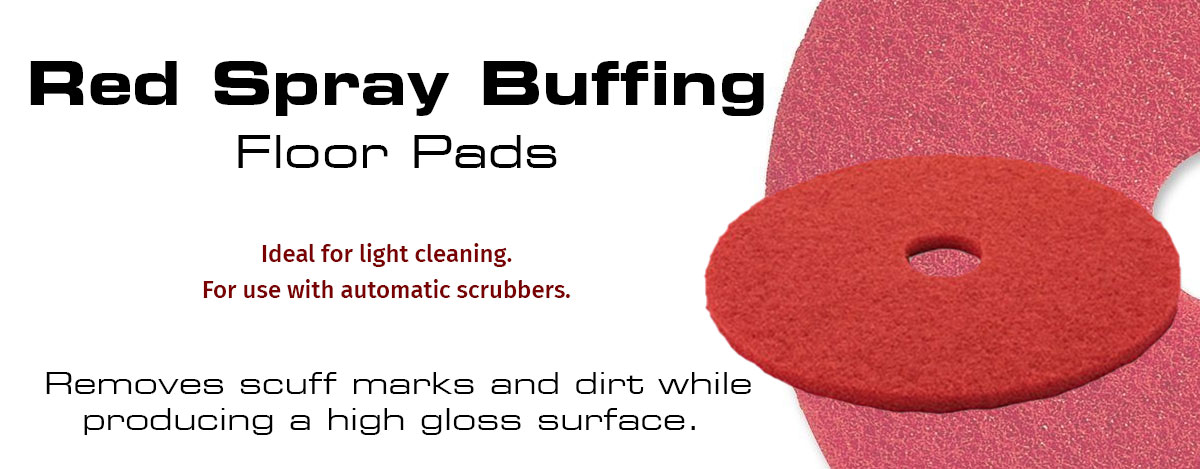 Red Spray Buffering Pads