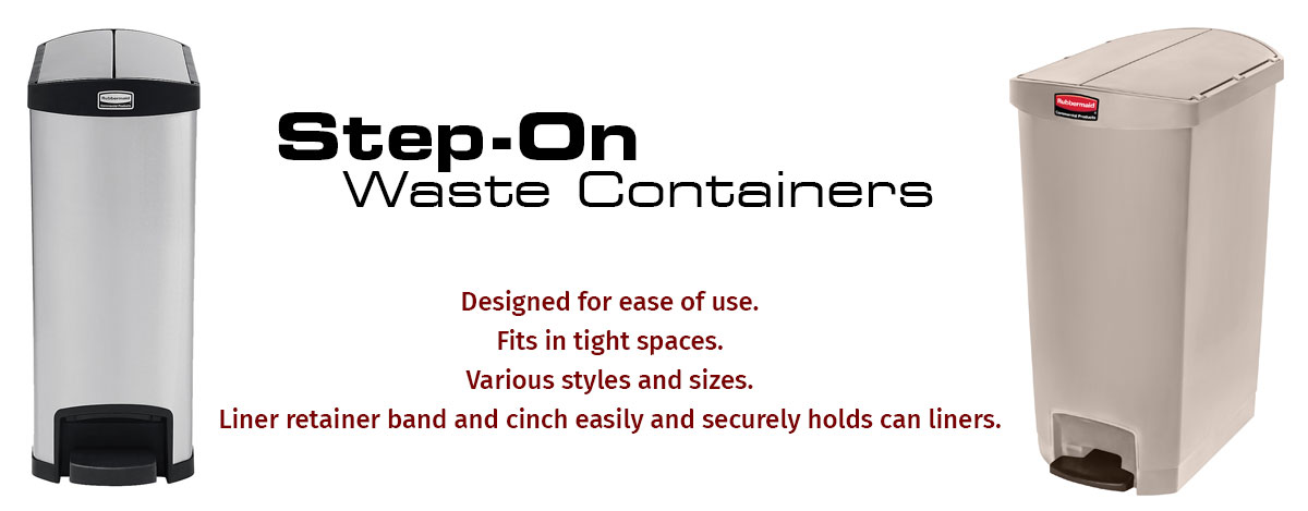 One-Step Trash Containers