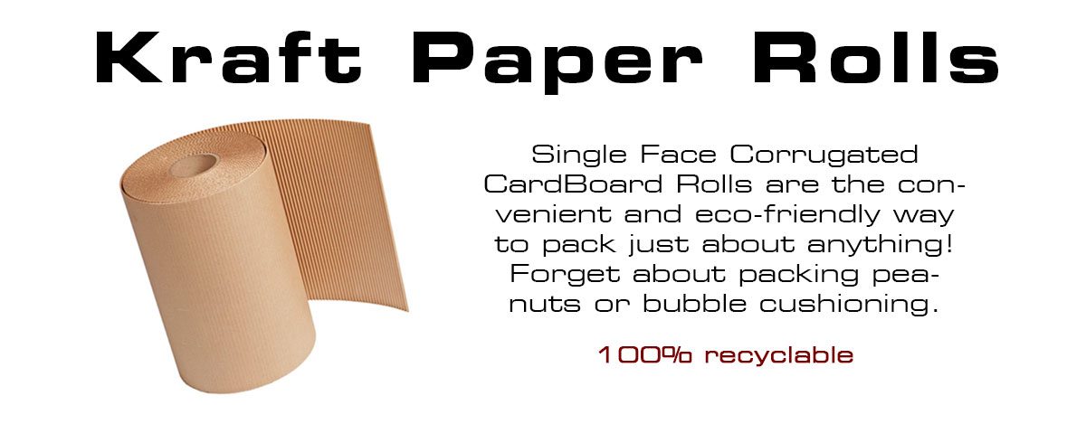 Single Faced A Fluted Corrugated Rolls