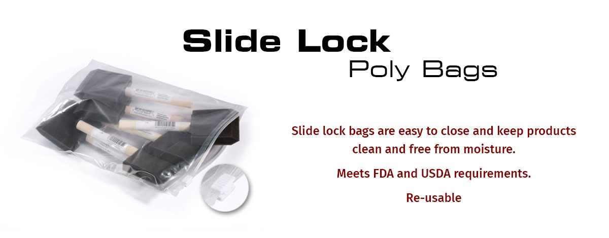 Slide Lock Poly Bags