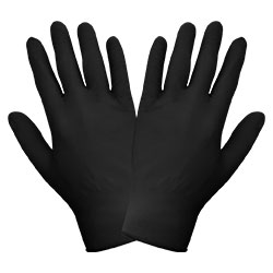 Black Nitrile Gloves 5 Mil