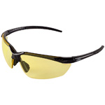 Marlin Safety Glasses. Lens: Yellow. Frame: Crystal Black, 12/Cs