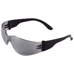 Torrent Safety Glasses. Lens: Silver Mirror. Frame: Frosted Black, 12/Cs