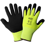 Samurai Gloves, High Visibility Tuffalene Brand, Palm Dipped NFT Nitrile, ANSI Cut Level A2, XS, 12 Pair/Pkg