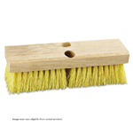 10" Deck Brush. Cream Colored Polypropylene. 1/Ea
