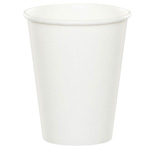 8 oz. White Hot Paper Cup 1000/Cs