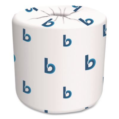 Boardwalk 2 Ply Bath Tissue. 500 Sheets Per Roll. (96 Rolls/Cs)