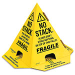 Yellow with Black Print Pallet Cones - English, French & Spanish