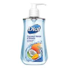 Dial Liquid Hand Soap, Coconut Water and Mango, 7.5 oz Pump Bottle, 12/Cs