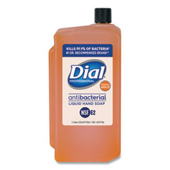 Dial Gold Antibacterial Liquid Hand Soap, Floral 1 Liter. 8/Cs