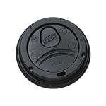 Dixie® Black Dome Sip Lids for 10,12,16,20 oz PerfecTouch® Cups 1000/Cs