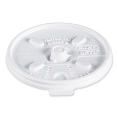 Dart Plastic Lift N' Lock™ Cup Lids. White. 1000/Cs