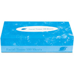 2 Ply Facial Tissue. 100 Sheets Per Box. 30 Boxes/Cs