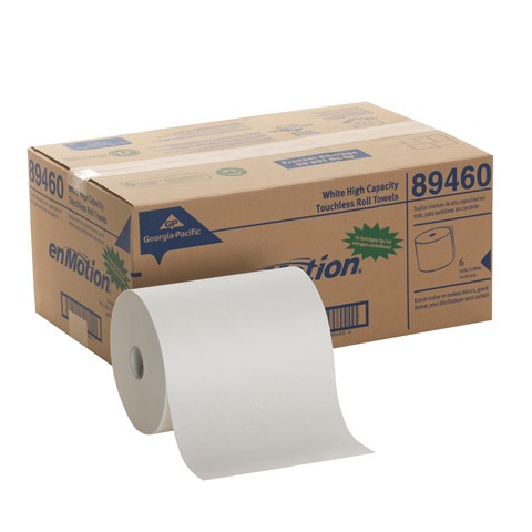 Georgia Pacific  enMotion® White High Capacity Roll Towel 800' 6/Cs