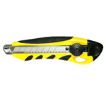 Heavy Duty Break Away Blade w/ Rubberized Grip Utility Knife. 24/Cs