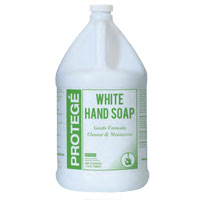 Protege White Hand Soap, Gentle Formula, 1 Gallon. 1/Ea