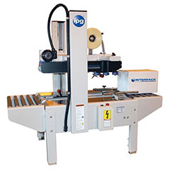 Top & Bottom Belt Drive Tape Machine. 23" x 24" Max Case. 1/Ea