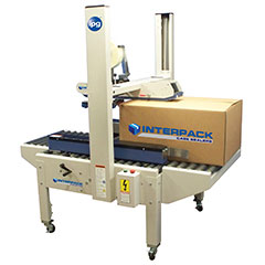 Side Belt Drive Tape Machine. 30" x 36" Max Case. 1/Ea