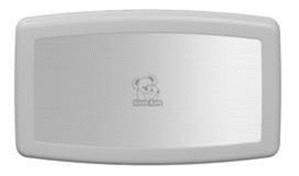 Koala Kare® Horizontal Baby Changing Station. Stainless Steel. 1/Ea