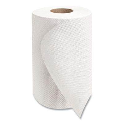 8" x 350' White Hardwound Towel, 12/Cs