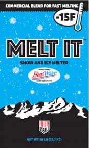 Melt It® Commercial Grade Snow and Ice Melter, 50 Lb. Bag
