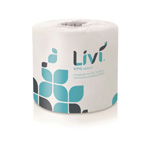 Oasis Livi Ultra 2-Ply Bath Tissue. 500 Sheets Per Roll 60 Rolls/Cs