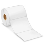 4" x 3" Direct Thermal Labels, White. 2000/Roll, 4 Rolls/Cs