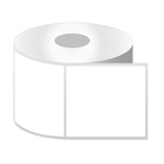 4" x 4" Thermal Transfer Labels, White. 1500/Roll, 4 Rolls/Cs