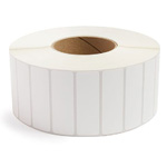 3-1/2" x 1" Thermal Transfer Labels, White. 5500/Roll, 6 Rolls/Cs