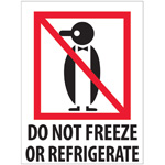 3" x 4" - "Do Not Freeze" Label (International). 500/Roll